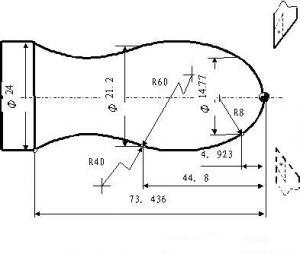 数控车床编程实例_半径编程(图文教程),半径,实例,第1张 数控车床编程实例_半径编程(图文教程),数控车床编程实例_半径编程,半径,实例,第1张
