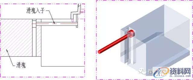 模具设计之侧向分型机构——滑块,侧向,分型,模具设计,机构,第13张 模具设计之侧向分型机构——滑块,侧向,分型,模具设计,机构,第13张