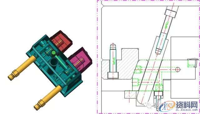 模具设计之侧向分型机构——滑块,侧向,分型,模具设计,机构,第16张 模具设计之侧向分型机构——滑块,侧向,分型,模具设计,机构,第16张