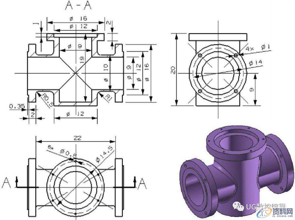 CNC数控编程——UG编程画图建模图纸分享,收藏后再也不用担心没有练习图啦! ...,画图,建模,图纸,数控,第13张 CNC数控编程——UG编程画图建模图纸分享,收藏后再也不用担心没有练习图啦! ...,画图,建模,图纸,数控,第13张