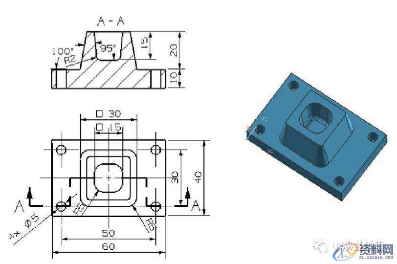 CNC数控编程——UG编程画图建模图纸分享,收藏后再也不用担心没有练习图啦! ...,画图,建模,图纸,数控,第3张 CNC数控编程——UG编程画图建模图纸分享,收藏后再也不用担心没有练习图啦! ...,画图,建模,图纸,数控,第3张