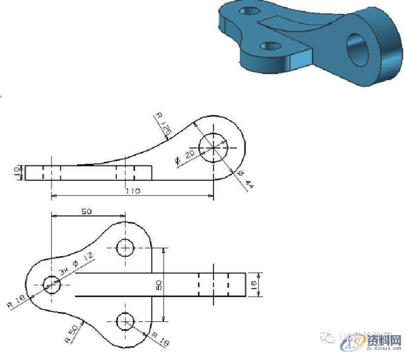 CNC数控编程——UG编程画图建模图纸分享,收藏后再也不用担心没有练习图啦! ...,画图,建模,图纸,数控,第24张 CNC数控编程——UG编程画图建模图纸分享,收藏后再也不用担心没有练习图啦! ...,画图,建模,图纸,数控,第24张