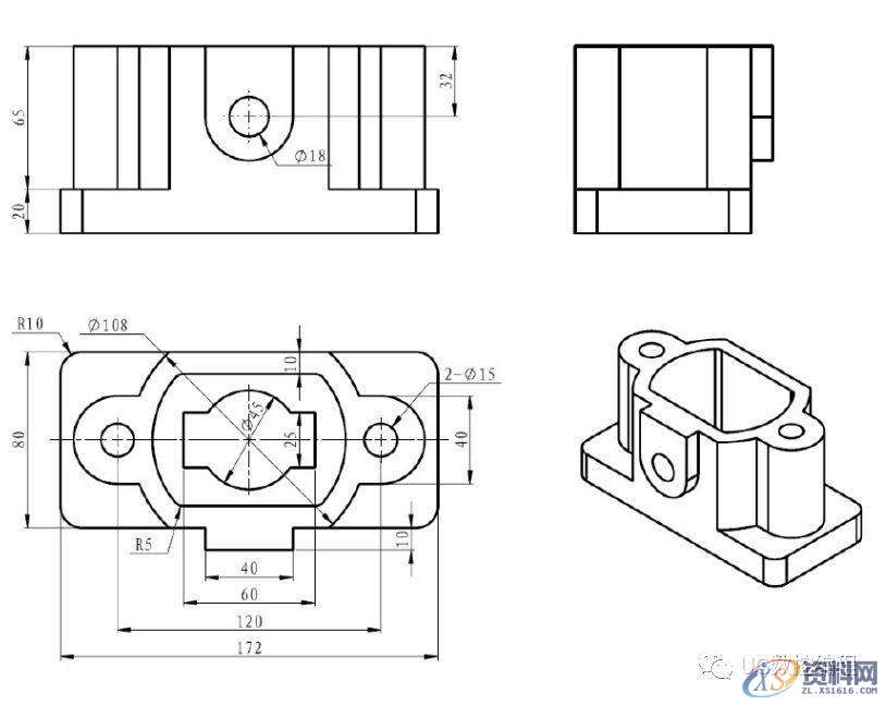 CNC数控编程——UG编程画图建模图纸分享,收藏后再也不用担心没有练习图啦! ...,画图,建模,图纸,数控,第36张 CNC数控编程——UG编程画图建模图纸分享,收藏后再也不用担心没有练习图啦! ...,画图,建模,图纸,数控,第36张