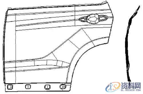 Autoform 的汽车后外板冲压回弹补偿分析,冲压,第1张
