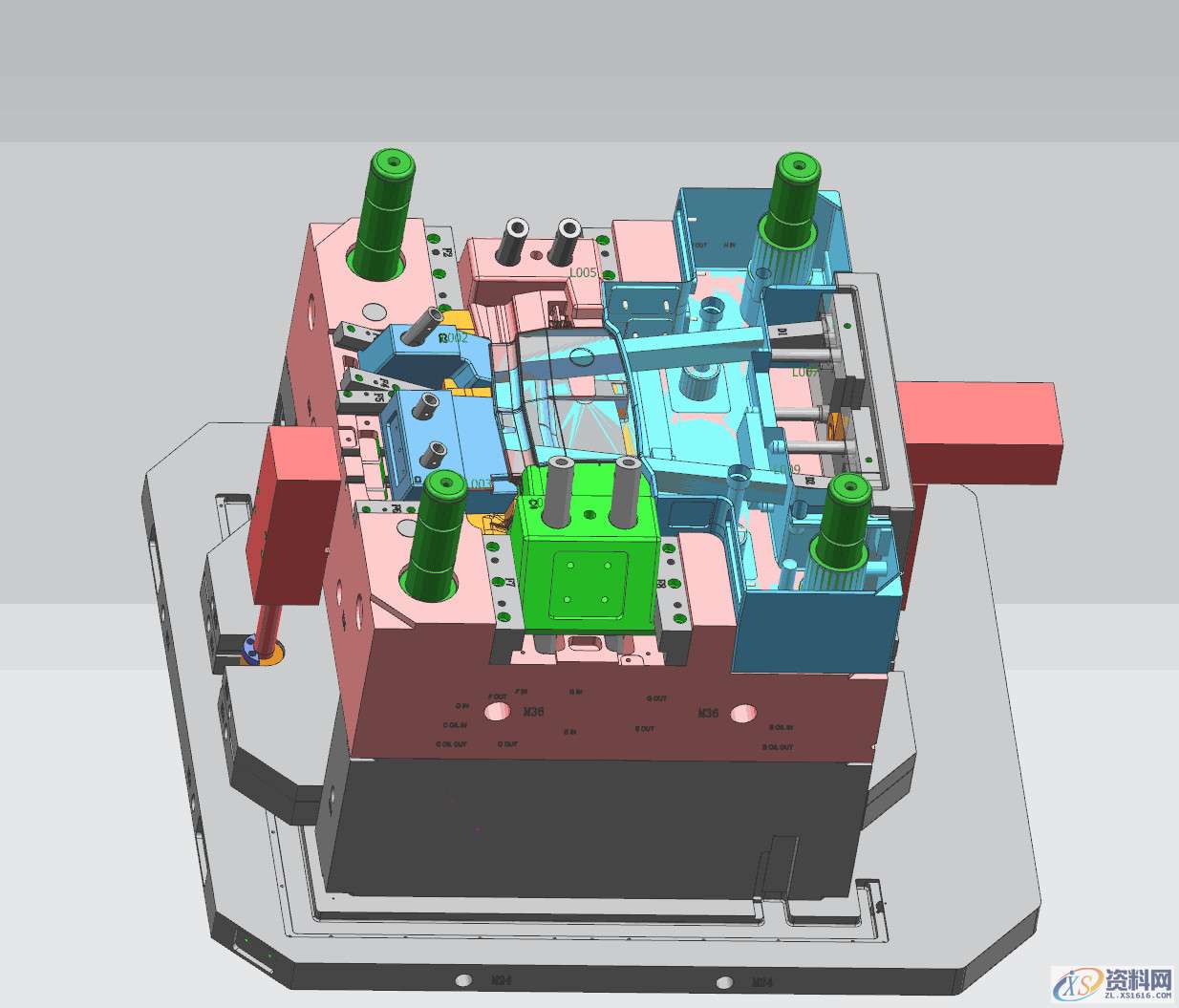 高难度模具结构图集,你不能不看的工艺技术,模具,第15张 高难度模具结构图集,你不能不看的工艺技术,模具,第15张