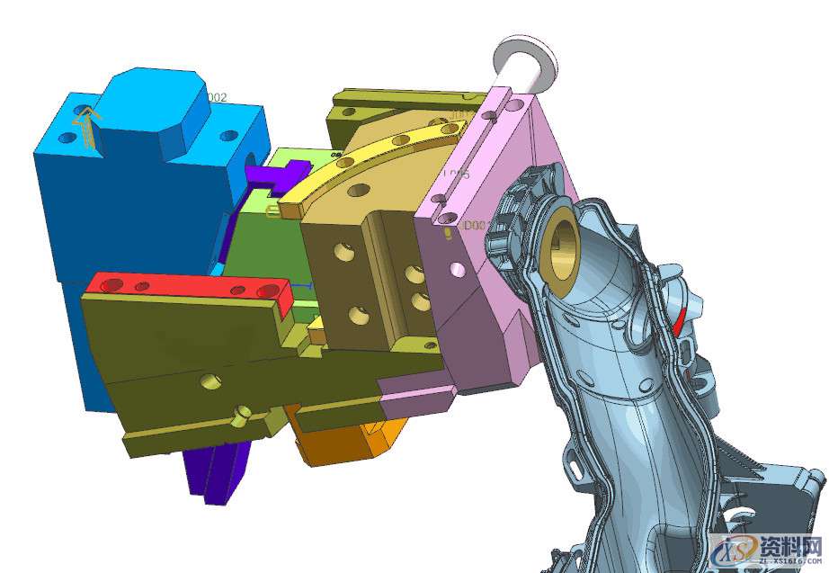 高难度模具结构图集,你不能不看的工艺技术,模具,第11张 高难度模具结构图集,你不能不看的工艺技术,模具,第11张