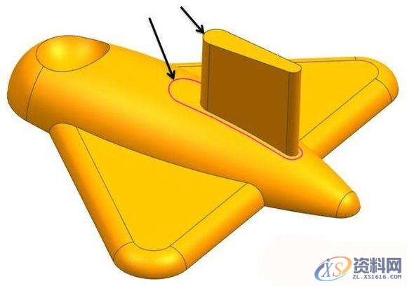 ug模具设计技巧飞机玩具实例,教你“补片”指令的正确运用! ...,模具设计,实例,第4张 ug模具设计技巧飞机玩具实例,教你“补片”指令的正确运用! ...,模具设计,实例,第4张
