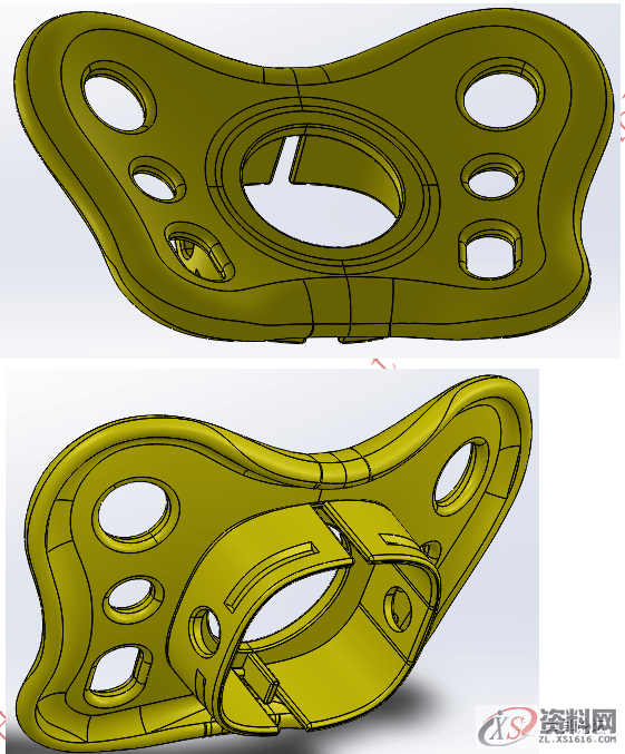 塑胶模具设计:蝶形支架面壳注塑模设计技巧,模具设计,塑胶,第1张 塑胶模具设计:蝶形支架面壳注塑模设计技巧,模具设计,塑胶,第1张