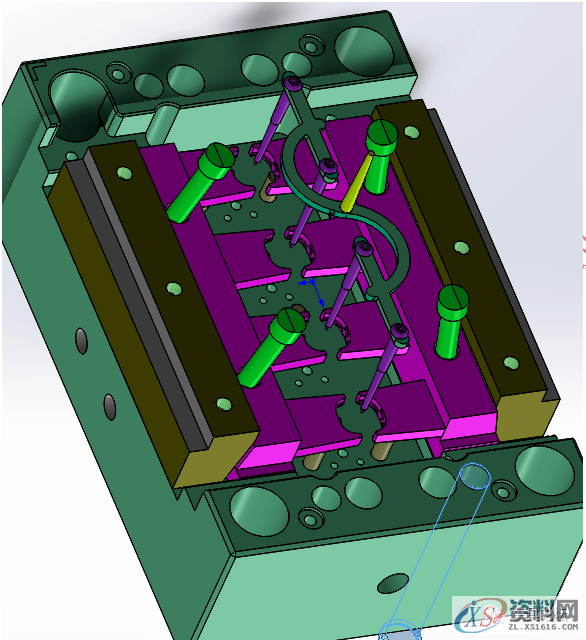 塑胶模具设计:蝶形支架面壳注塑模设计技巧,模具设计,塑胶,第4张 塑胶模具设计:蝶形支架面壳注塑模设计技巧,模具设计,塑胶,第4张