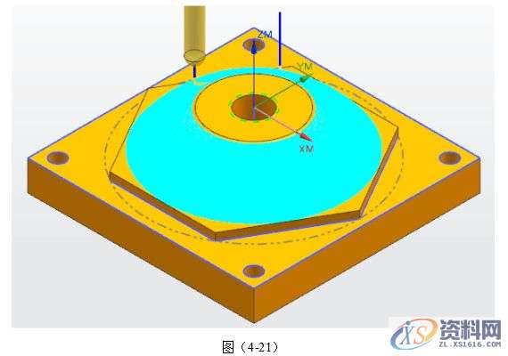 UG编程圆弧盘类零件的建模与加工实例详解,加工,创建,进行,如图,第47张 UG编程圆弧盘类零件的建模与加工实例详解,加工,创建,进行,如图,第47张