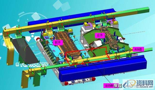 冲压模具设计-传送模干涉检查的几个难点,工位,模具,曲线,第5张 冲压模具设计-传送模干涉检查的几个难点,工位,模具,曲线,第5张