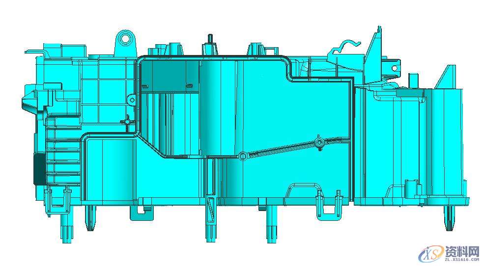 汽车模具设计:汽车空调壳体模具结构剖析,结构,模具,精雕,模具设计,产品,第2张 汽车模具设计:汽车空调壳体模具结构剖析,结构,模具,精雕,模具设计,产品,第2张