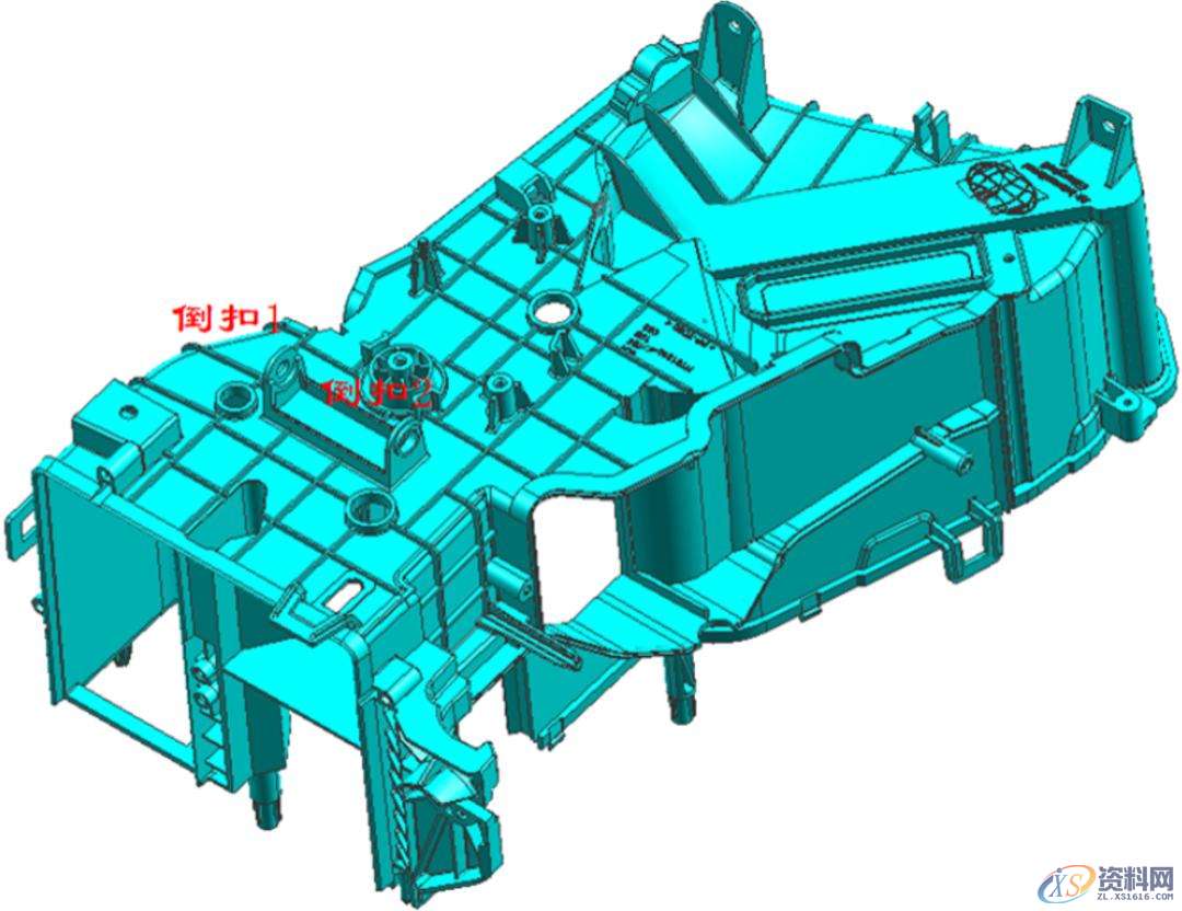 汽车模具设计:汽车空调壳体模具结构剖析,结构,模具,精雕,模具设计,产品,第6张 汽车模具设计:汽车空调壳体模具结构剖析,结构,模具,精雕,模具设计,产品,第6张