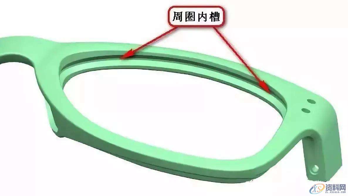 难住大神的眼镜框模具设计，镜片内槽的脱模方法,脱模,大神,第3张