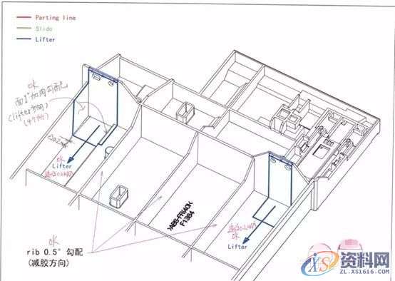 塑胶模具设计的详细流程,模具,产品,结构,设计,分型,第3张 塑胶模具设计的详细流程,模具,产品,结构,设计,分型,第3张