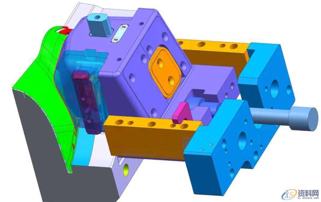 能轻松搞定这些模具结构的，绝对是大师级别的！,精雕,模具设计,模具,第17张