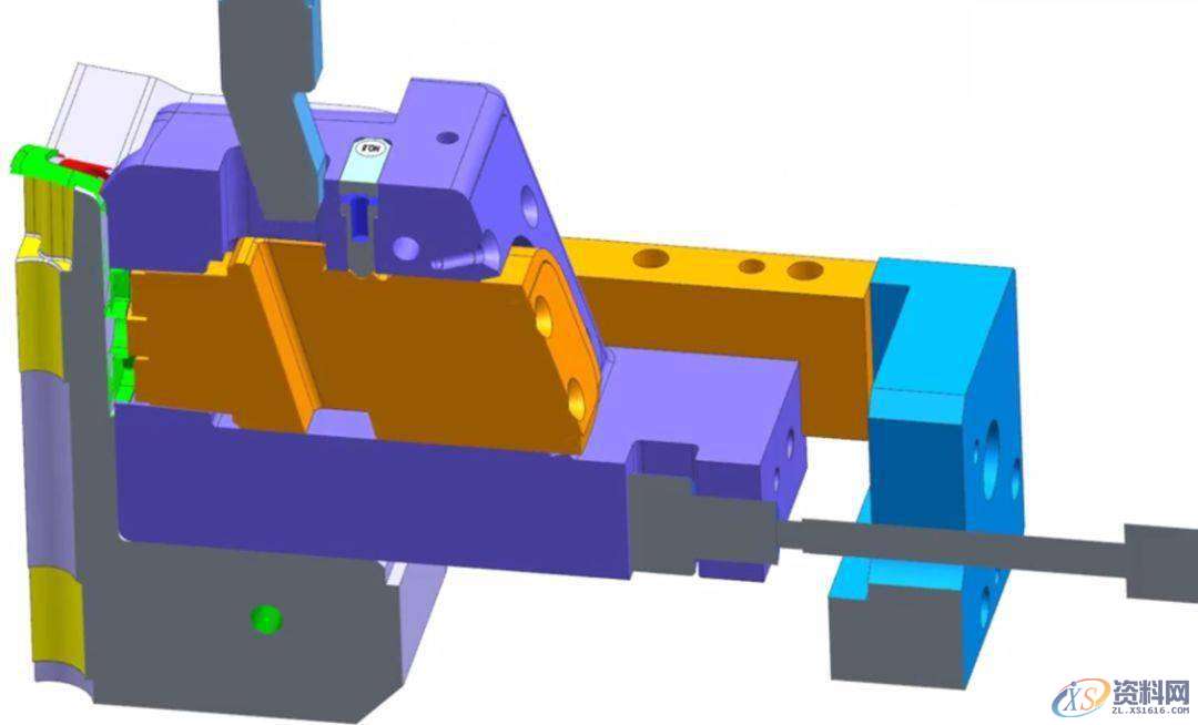 能轻松搞定这些模具结构的，绝对是大师级别的！,精雕,模具设计,模具,第21张