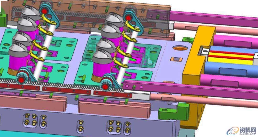 能轻松搞定这些模具结构的，绝对是大师级别的！,精雕,模具设计,模具,第40张