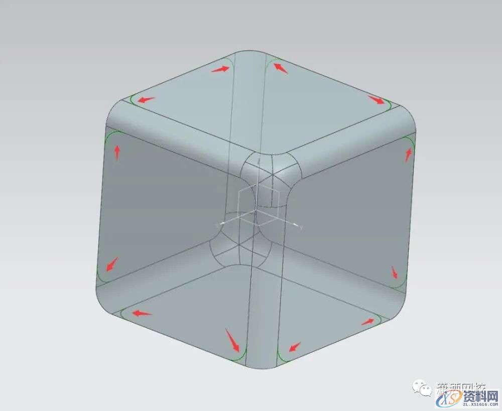 来学习一下UG做空间方块管道艺术品的两种方法,mso,倒角,设计培训,圆弧,第16张