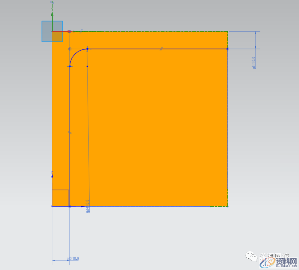 来学习一下UG做空间方块管道艺术品的两种方法,mso,倒角,设计培训,圆弧,第3张