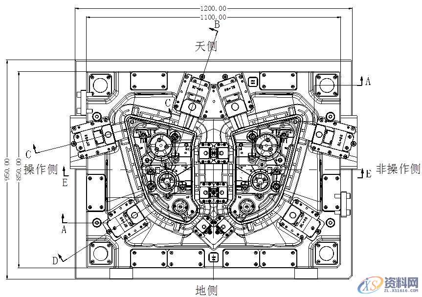 汽车模具设计:汽车前大灯灯壳注塑模如何设计?,塑件,模具,设计,分型,第8张 汽车模具设计:汽车前大灯灯壳注塑模如何设计?,塑件,模具,设计,分型,第8张