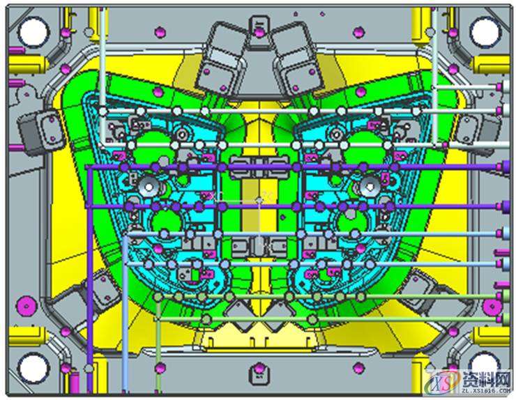 汽车模具设计:汽车前大灯灯壳注塑模如何设计?,塑件,模具,设计,分型,第14张 汽车模具设计:汽车前大灯灯壳注塑模如何设计?,塑件,模具,设计,分型,第14张