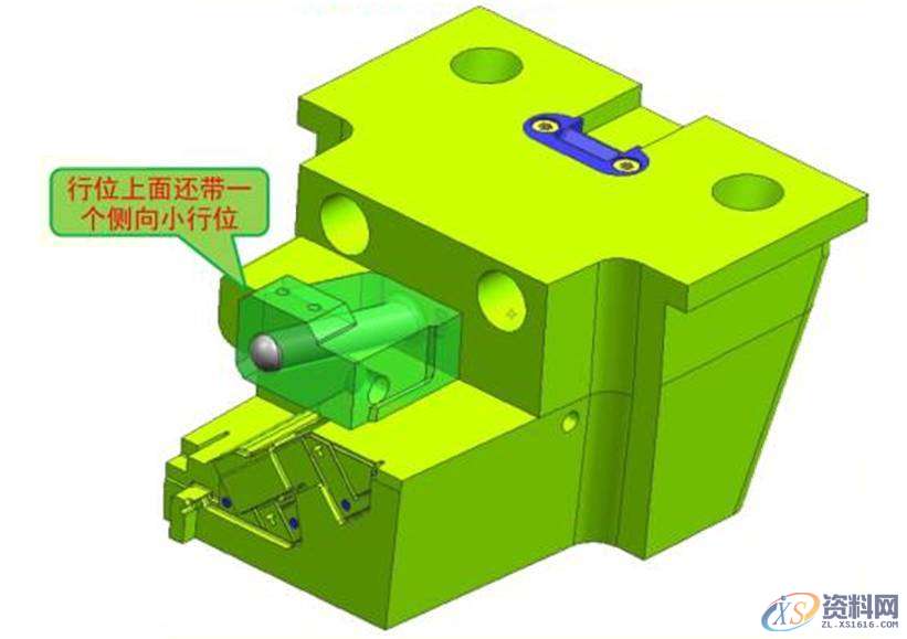 经典模具设计结构，行位内下顶针,设计培训,培训,培训学校,产品,第9张