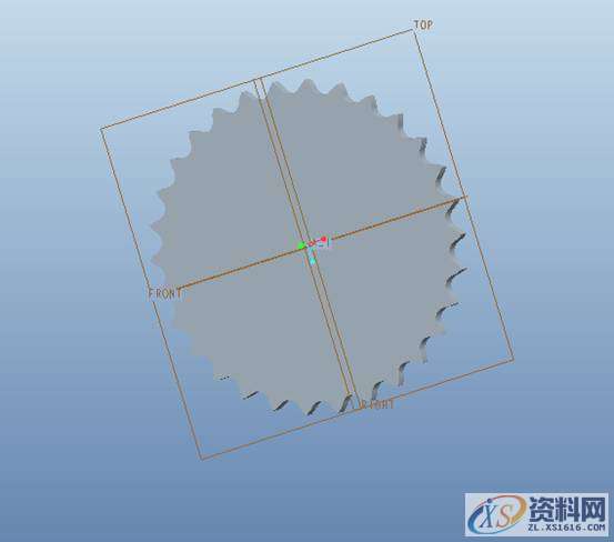 利用Pro/E软件设计建模链轮的方法,参数,圆弧,第11张 利用Pro/E软件设计建模链轮的方法,利用Pro/E建模链轮的方法,参数,圆弧,第11张
