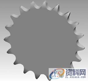 利用Pro/E软件设计建模链轮的方法,参数,圆弧,第17张 利用Pro/E软件设计建模链轮的方法,利用Pro/E建模链轮的方法,参数,圆弧,第17张