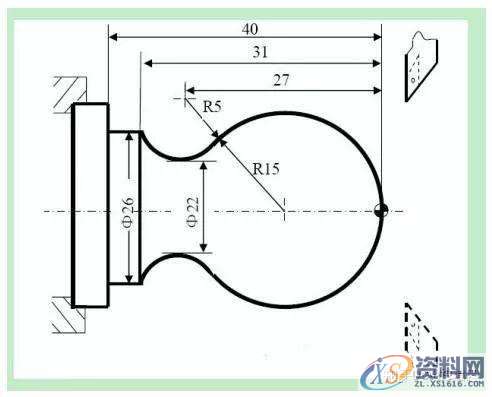 数控车床三个编程实例,轻松带你学手工编程!,实例,第4张 数控车床三个编程实例,轻松带你学手工编程!,实例,第4张