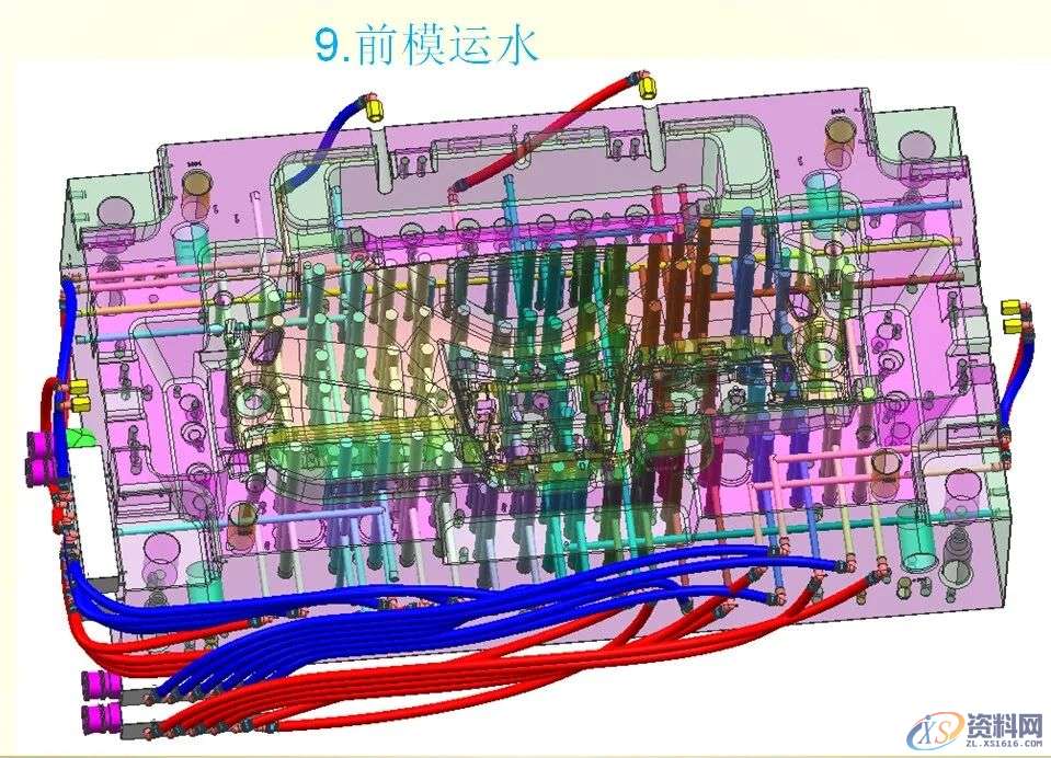 汽车模具设计之汽车仪表盘模具，又一个经典案例值得收藏,模具设计,模具,第9张