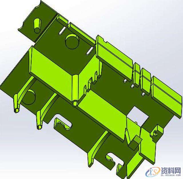 塑胶模具设计之模压支架注塑模,模具设计,塑胶,第1张