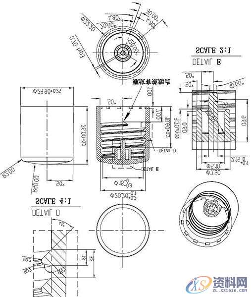 注塑模具设计之化妆品保湿露瓶盖设计方法,模具设计,注塑,第1张 注塑模具设计之化妆品保湿露瓶盖设计方法,模具设计,注塑,第1张