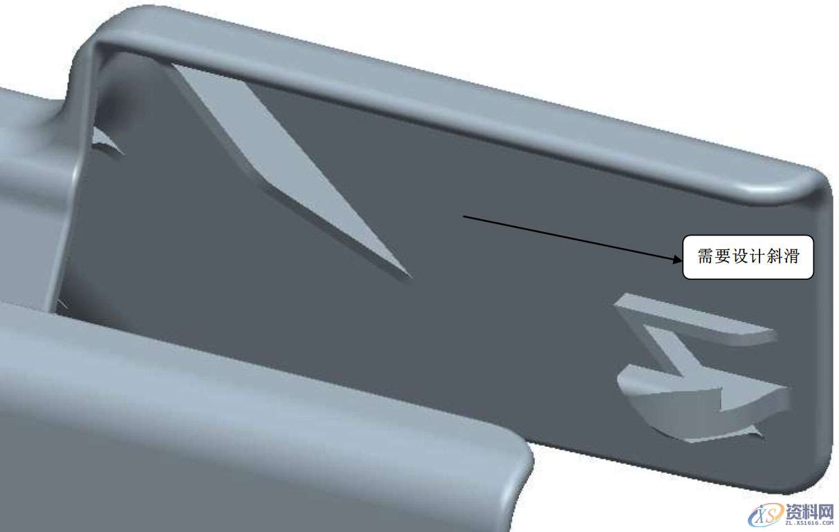 出口模具注塑设计：轿车的后座滑道盖注塑模具设计总结经验 ...,注塑,模具设计,第3张