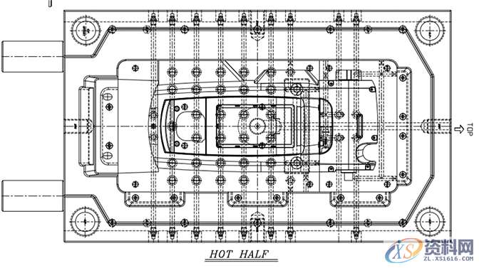 镶件拆分式注塑模具设计：复杂的吸尘器上盖设计,模具设计,注塑,第3张