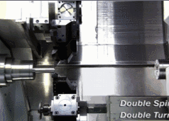 数控机床GIF图，一组相见恨晚的机械动态图1、外球面车削2、车床上仿形设备3、坐标轴4、手动仿形车削5、车床上制作六角头6、车床上制作矩形车床上制作面槽车床上制作面槽车削椭圆装置木螺旋钻,数控机床GIF图，一组相见恨晚的机械动态图,模具设计,制作,第25张