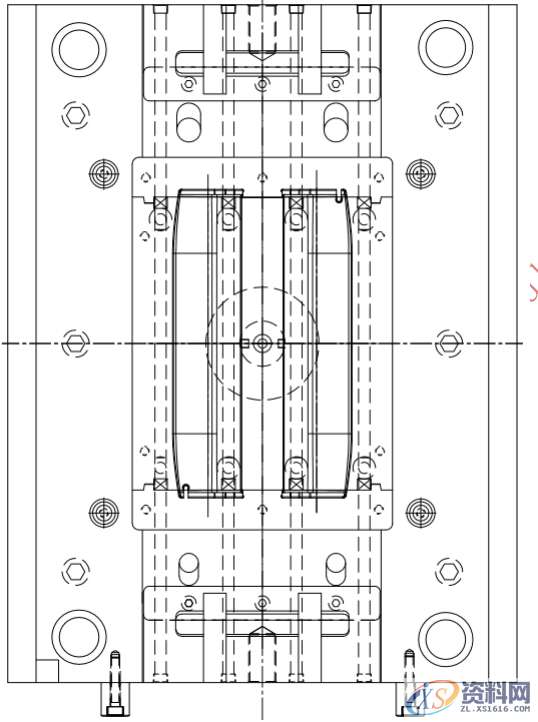 塑胶模具设计之扫描仪底壳设计方法,塑件,设计,分型,模具,方向,第7张
