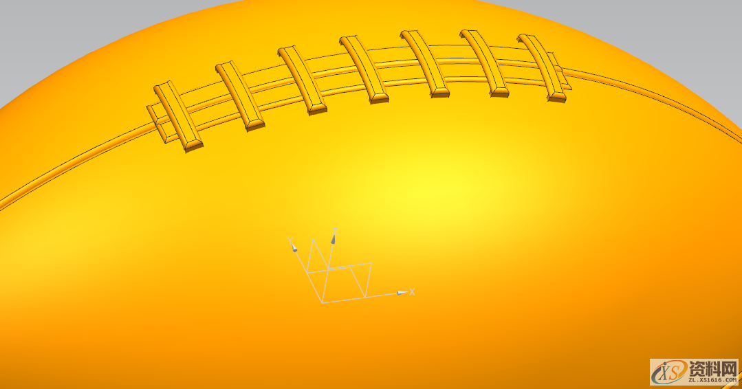 UG软件绘制橄榄球,圆角,设计培训,绘制,阵列,草图,第14张 UG软件绘制橄榄球,圆角,设计培训,绘制,阵列,草图,第14张