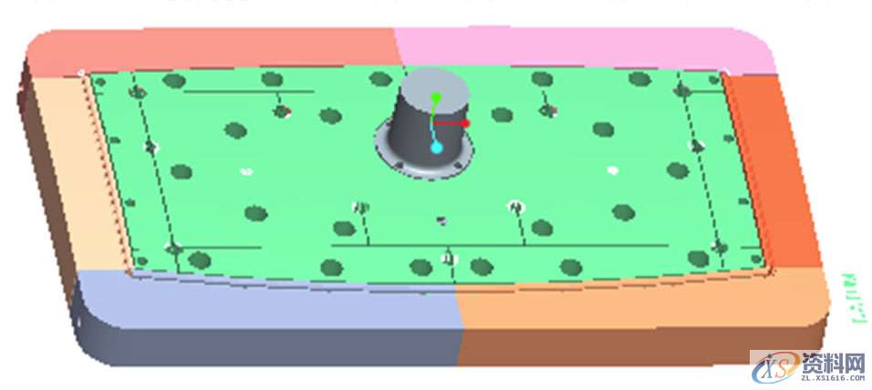 塑胶模具设计:倒装模显示器底座的细水口设计详细流程,水口,模具设计,塑胶,第7张 塑胶模具设计:倒装模显示器底座的细水口设计详细流程,水口,模具设计,塑胶,第7张