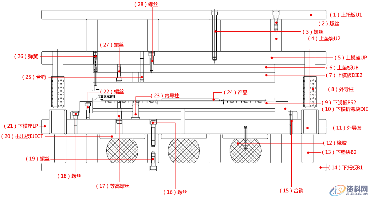 五金冲压模具设计之推平模具结构和折弯模具结构，建议收藏 ... ... ...,五金冲压模具设计之推平模具结构和折弯模具结构,模具,结构,第13张