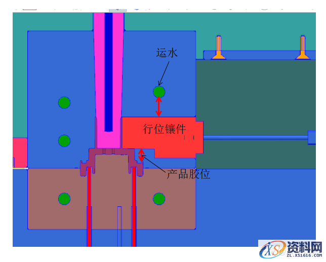 塑胶模具设计--经典前模行位与前模退镶件位结构解析,塑胶模具设计--经典前模行位与前模退镶件位结构解析,模具设计,塑胶,结构,经典,第9张