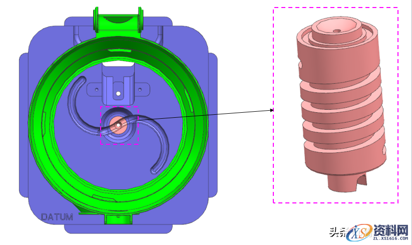 塑胶模具设计-经典的行位出行位+前模行位结构解析,模具设计,塑胶,结构,第2张 塑胶模具设计-经典的行位出行位+前模行位结构解析,塑胶模具设计-经典的行位出行位+前模行位结构解析,模具设计,塑胶,结构,第2张