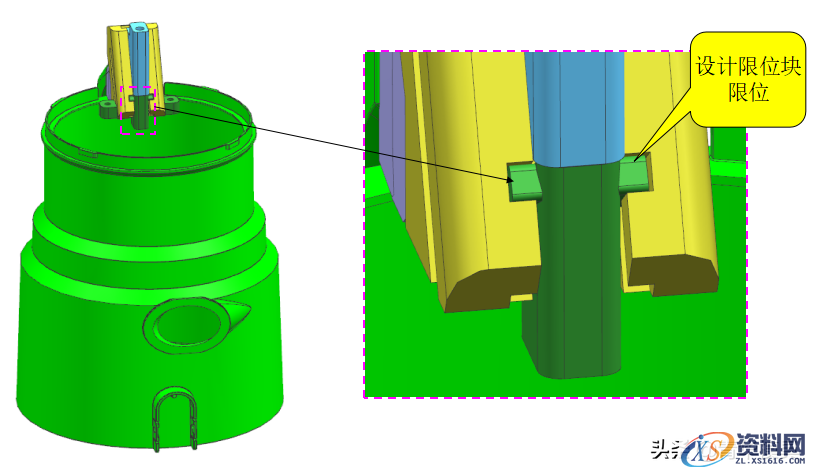 塑胶模具设计-经典的行位出行位+前模行位结构解析,模具设计,塑胶,结构,第10张 塑胶模具设计-经典的行位出行位+前模行位结构解析,塑胶模具设计-经典的行位出行位+前模行位结构解析,模具设计,塑胶,结构,第10张
