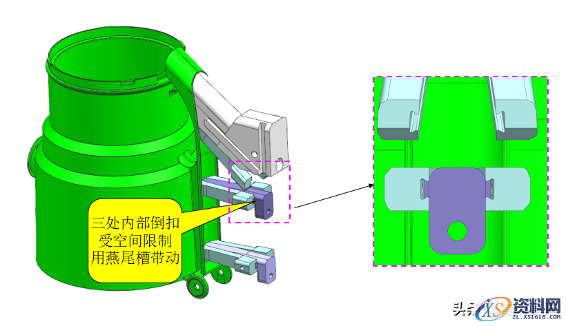 塑胶模具设计-经典的行位出行位+前模行位结构解析,模具设计,塑胶,结构,第8张 塑胶模具设计-经典的行位出行位+前模行位结构解析,塑胶模具设计-经典的行位出行位+前模行位结构解析,模具设计,塑胶,结构,第8张