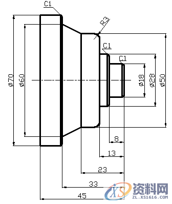 数控加工编程实例,需要的请收藏!,工件,精加工,第5张 数控加工编程实例,需要的请收藏!,数控加工编程实例,需要的请收藏!,工件,精加工,第5张