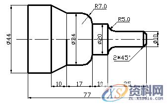 数控加工编程实例,需要的请收藏!,工件,精加工,第4张 数控加工编程实例,需要的请收藏!,数控加工编程实例,需要的请收藏!,工件,精加工,第4张