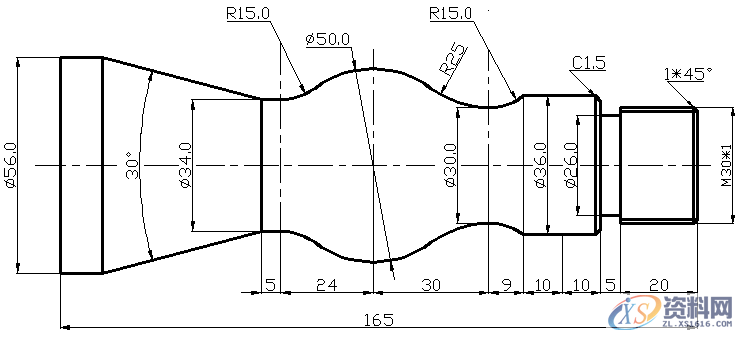 数控加工编程实例,需要的请收藏!,工件,精加工,第10张 数控加工编程实例,需要的请收藏!,数控加工编程实例,需要的请收藏!,工件,精加工,第10张