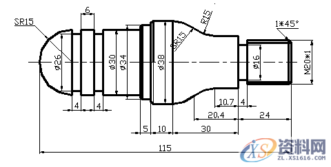 数控加工编程实例,需要的请收藏!,工件,精加工,第14张 数控加工编程实例,需要的请收藏!,数控加工编程实例,需要的请收藏!,工件,精加工,第14张