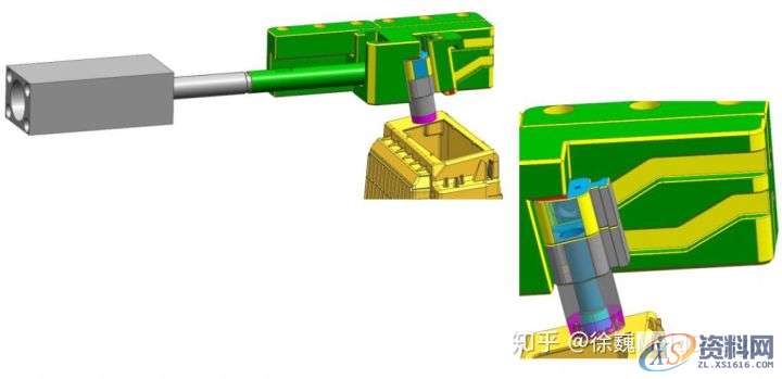 汽车注塑模具设计,8种定模滑块抽芯结构,全部会用的人不多! ...,模具设计,注塑,结构,第7张 汽车注塑模具设计,8种定模滑块抽芯结构,全部会用的人不多! ...,模具设计,注塑,结构,第7张