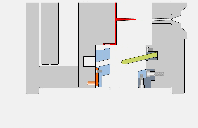 一目了然的模具结构动态图！快来看看吧！！！,分型,机构,侧向,脱模,第23张